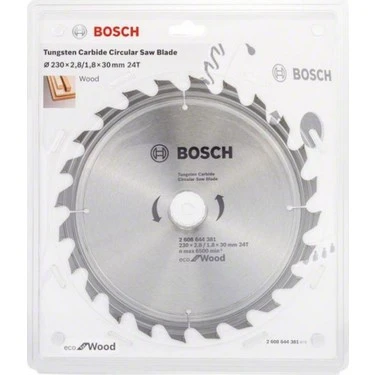 Bosch Daire Testere Eko (Sunta Kesme) 190X30 Mm 24 Diş ürün görseli 1