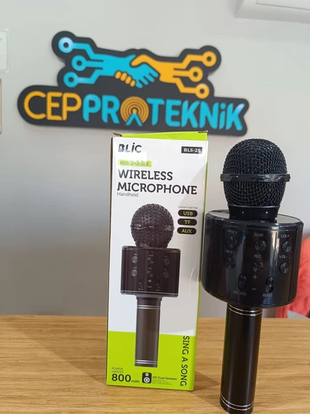 BLİC TAŞINABİLİR BLUETOOTH MİKROFON ürün görseli 1