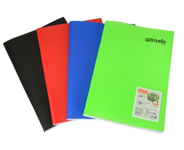 Mynote 60 Yaprak A4 Çizgili Defter Pp Kapak Karışık - 2 adet ürün görseli 1
