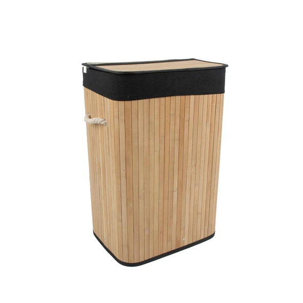 Soley | Foldi | Bamboo Örme Çamaşır Sepeti - Resim 4