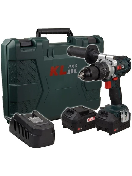 KLPRO KLDM18B 18 Volt Kömürsüz Profesyonel Darbeli Matkap ürün görseli 1