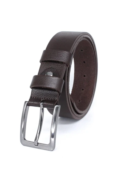 Livize %100 Hakiki Manda Deri Klasik Erkek Kemeri 4 Cm ürün görseli 1