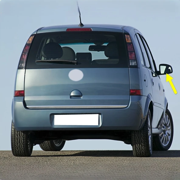Opel Meriva A 2003-2010 Sağ Dış Ayna Camı Elektrikli Isıtmalı 6428780 ürün görseli 1