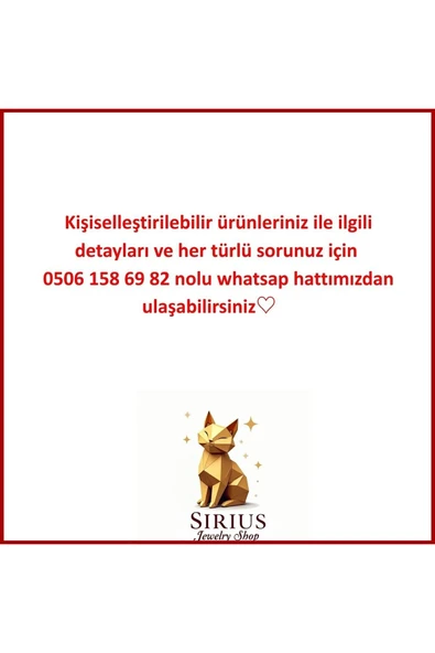 925 Gümüş | 4 İsimli Kolye - Resim 4