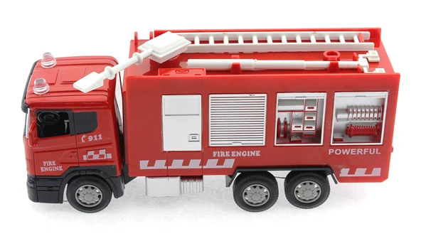 Die Cast Sürtmeli Söndürücü İtfaiye Aracı - Resim 4