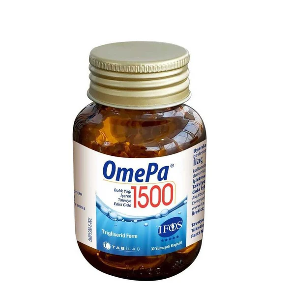 Omepa 1500 Yumuşak Kapsül 30 luk - Trigliserid Form ürün görseli 1