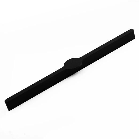 Saral Çizgili Mat Siyah Metal Kulp 320 mm 32 cm Mobilya Çekmece Mutfak Dolabı Dolap Kapak Kulplar ürün görseli 1