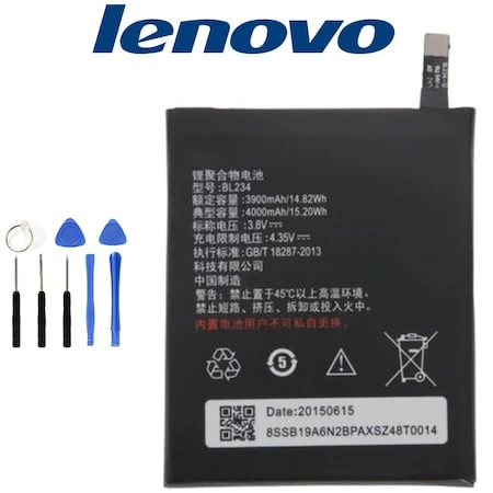 LENOVO VİBE P1M PİL BATARYA BL234 VE TAMİR SETİ ürün görseli 1