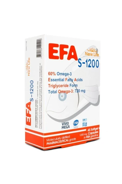 New Life Efa S-1200 Mg 45 Kapsül ürün görseli 1