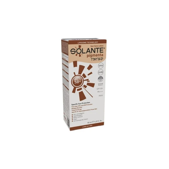 Solante Pigmenta Tinted Güneş Koruyucu Losyon Spf50 50 ml ürün görseli 1