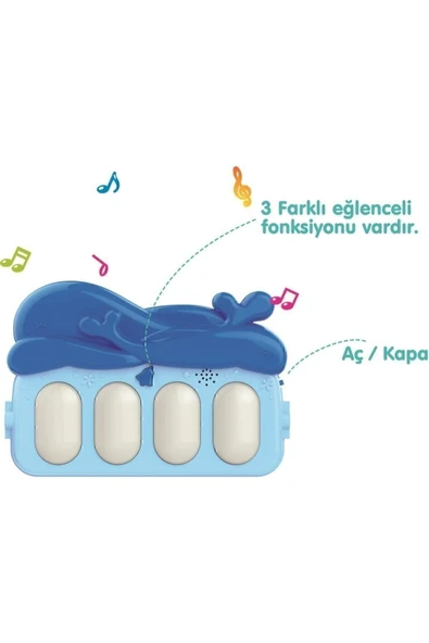 Balina Piyanolu Oyun Halısı - Resim 3
