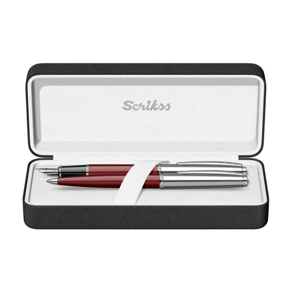 SCRIKSS TUKENMEZ+D.KALEM SET BORDO (78) ürün görseli 1