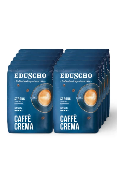 Eduscho Caffè Crema Strong Çekirdek Kahve - 10 x 500 g ürün görseli 1