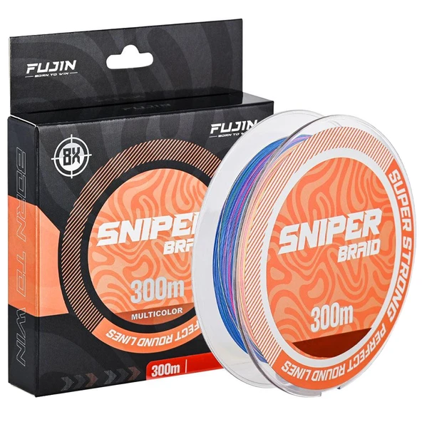 Fujin Sniper 8X 300Mt. Multicolor İp Misina  0.14mm 7kg ürün görseli 1