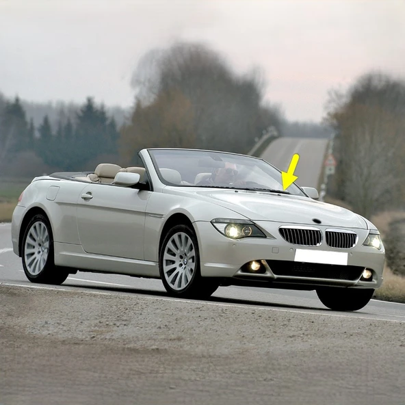 BMW 6 Serisi E64 Cabrio 2004-2011 Silecek Kolu Ön Sol Sürücü Tarafı ürün görseli 1