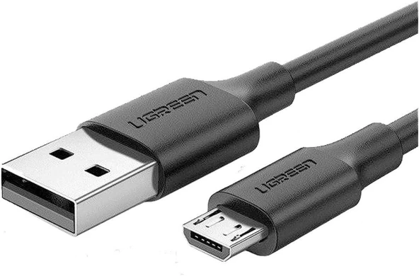 Ugreen Micro-USB & USB-A Data ve Şarj Kablosu, 2 Metre, Siyah Outlet ürün görseli 1