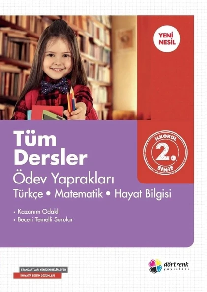 Dörtrenk 2.Sınıf Konu Konu Ödev Yaprakları ürün görseli 1