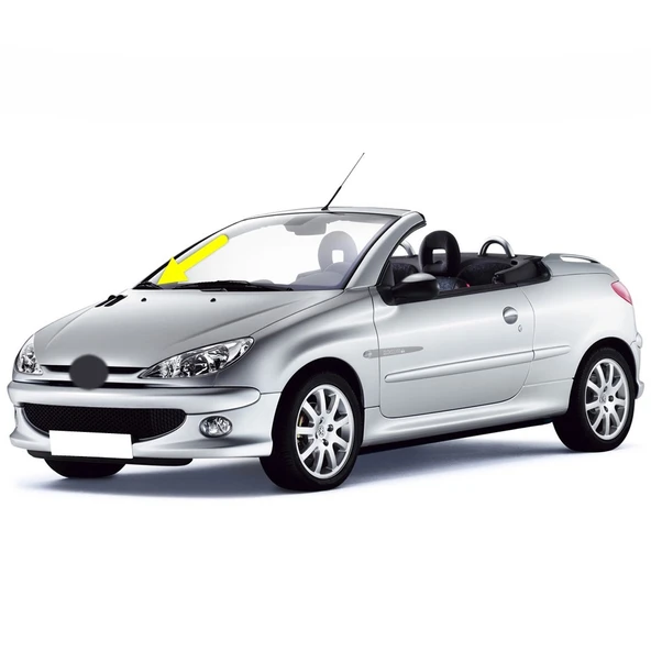 Peugeot 206 CC 2001-2006 Silecek Kolu Ön Cam Sağ Yolcu Taraf ürün görseli 1
