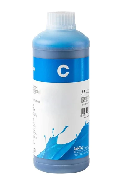 İnktec HP Uyumlu 1Lt Mavi Pigment Mürekkep (H5971-01Lc) ürün görseli 1