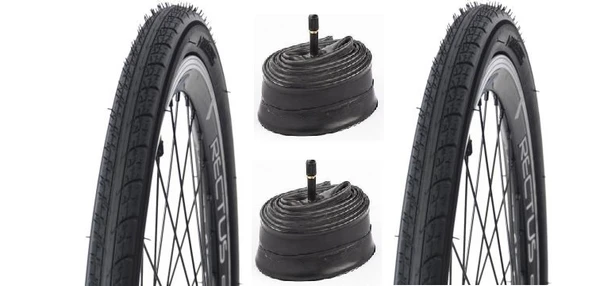 24X1 3-8 Tekerlekli Sandalye Lastik Seti 2 Dış 2 İç ürün görseli 1