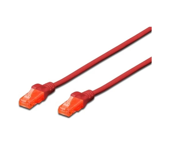 DIGITUS 1m CAT6 Utp DK-1617-010/R Kırmızı Patch Kablo ürün görseli 1