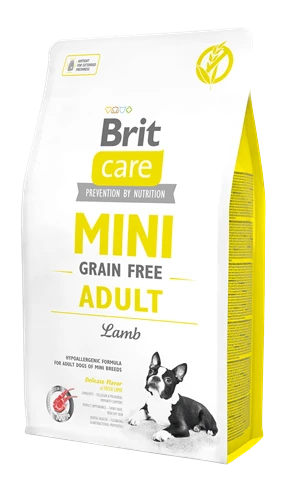 Brit Care Mini Irk Yetişkin Köpekler İçin, Tahılsız, Hipoalerjenik Kuzu Etli Kuru Mama 7 kg ürün görseli 1