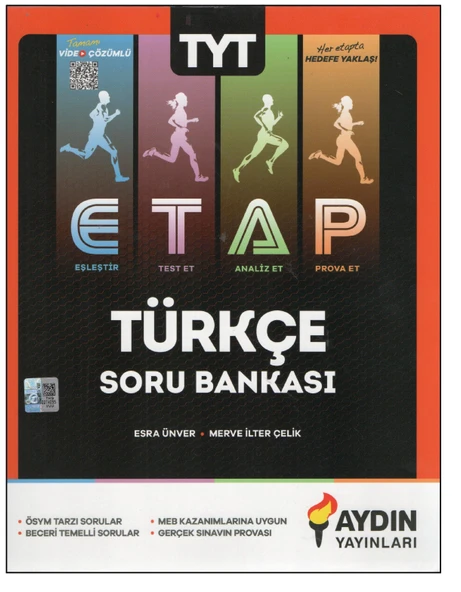 Aydın Yayınları TYT Türkçe ETAP Soru Bankası ürün görseli 1