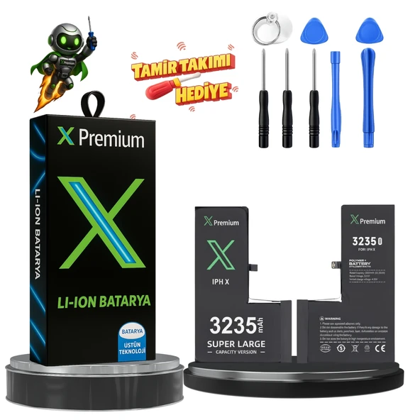 İPhone Xr Batarya Xpremium Pil Süper Yüksek Kapasiteli Güçlendirilmiş 3590 mAh Xpremium ürün görseli 1