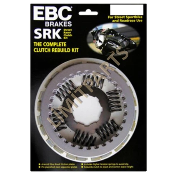 EBC SRK082 SUZUKI DL650 VSTROM 04-20 KOMPLE FİBER DEBRİYAJ SET ürün görseli 1