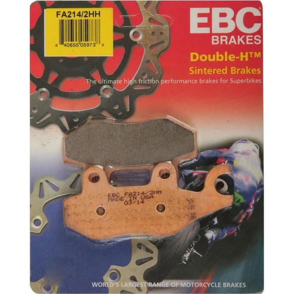 EBC FA214/2HH TRIUMPH TIGER EXP 1200 12-15 , TIGER 1050 , BONNEVILLE SINTER ARKA FREN ürün görseli 1