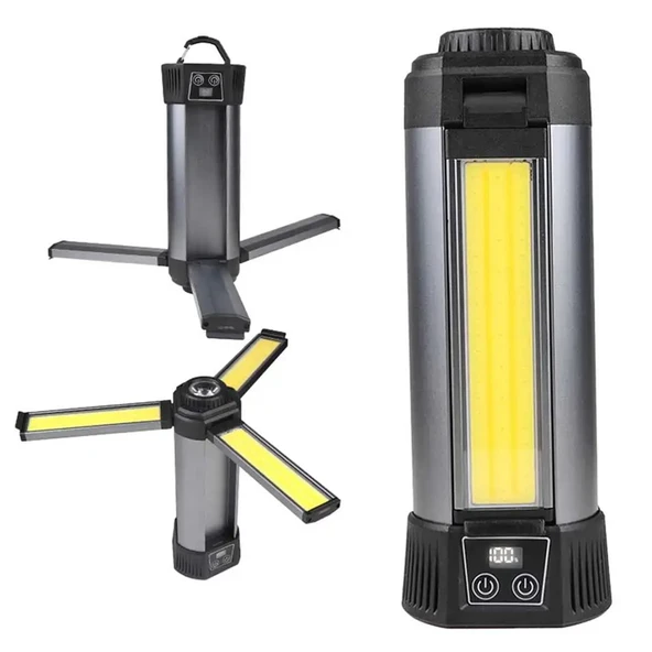 PowerMaster PM-24566 Cob Ledli 3 Kanatlı Çalışma Lambası - Resim 2