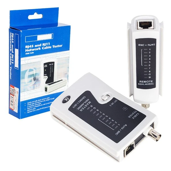 Powermaster RJ45 - BNC Kablo Test Cihazı ürün görseli 1