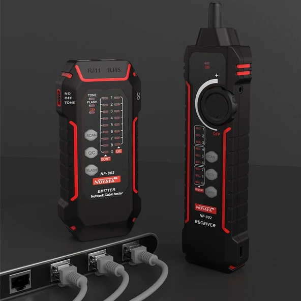 Noyafa NF-802 Rj11/Rj45 Kablo Bulucu Test Aleti ürün görseli 1