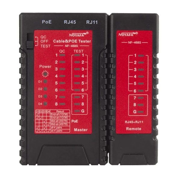 Noyafa NF-468S POE Kablo Test Cihazı ürün görseli 1