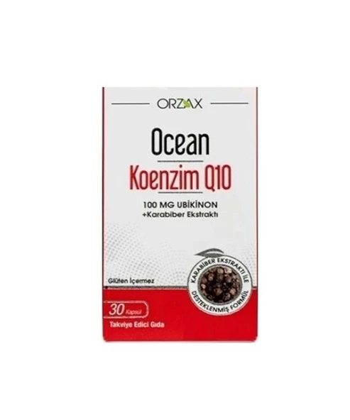 Ocean Koenzim Q10 100 mg Ubikinon 30 Kapsül ürün görseli 1