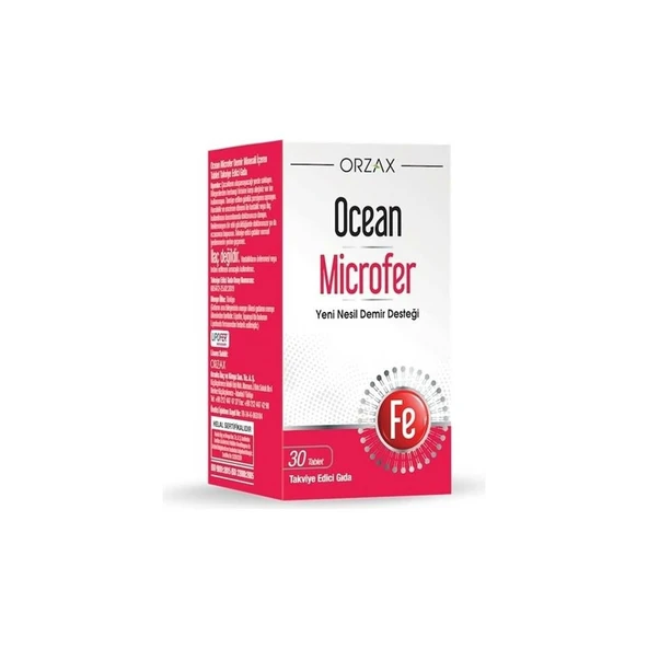 Ocean Microfer Takviye Edici Gıda 30 Tablet ürün görseli 1