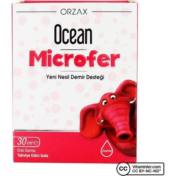 Ocean Microfer Takviye Edici Gıda 30 ml Damla ürün görseli 1