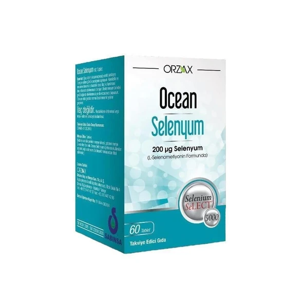 Ocean Selenyum 60 Tablet 200 Mcg ürün görseli 1