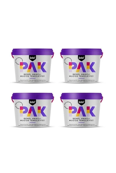 Selsil 4 Adet Pak Genel Amaçlı Mucize Temizleyici Krem 4 X 500 Gr ürün görseli 1