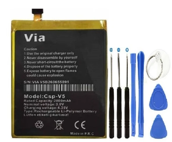 CASPER VİA V5 PİL BATARYA VE TAMİR SETİ ürün görseli 1