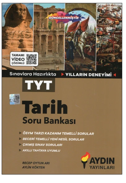 Aydın Yayınları TYT Tarih Soru Bankası ürün görseli 1