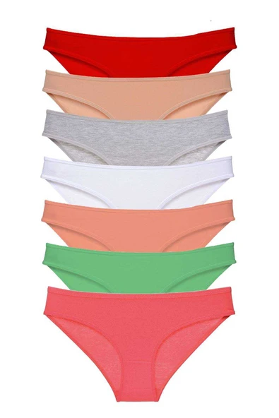 7 adet Süper Eko Set Likralı Kadın Slip Külot Set 8 ürün görseli 1