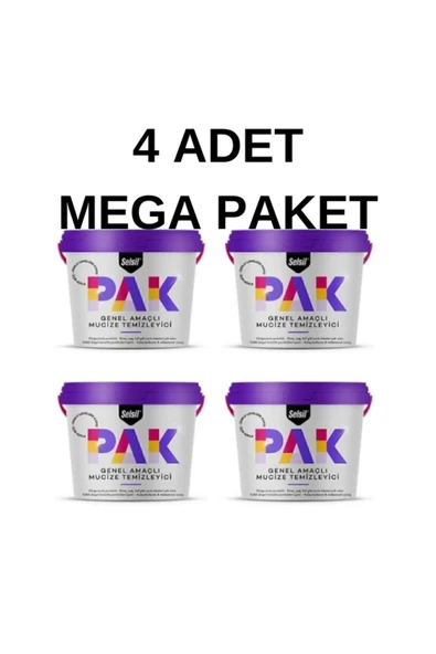 Selsil Pak Genel Amaçlı Mucize Temizleyici 500 Gr X 4 Adet ürün görseli 1