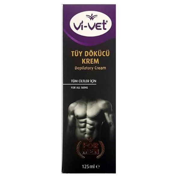 Vivet Tüy Dökücü For Men 125 ml Krem-Tüm Ciltler ürün görseli 1