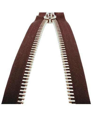 Demir Dişli Çanta Fermuarı en 3 cm Bordo ürün görseli 1
