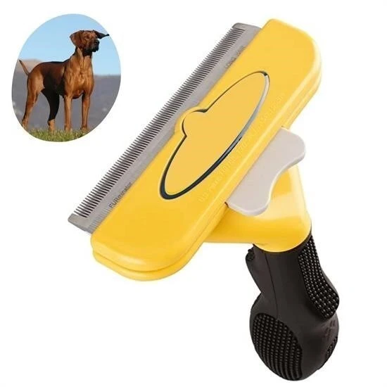 BUFFER® Kedi ve Köpekler İçin Kısa Tüylü Köpek Tarağı Tüy Toplayıcı Tarak Large ürün görseli 1