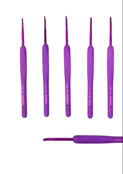 Örgü Tığ Purple  4 Numara ürün görseli 1