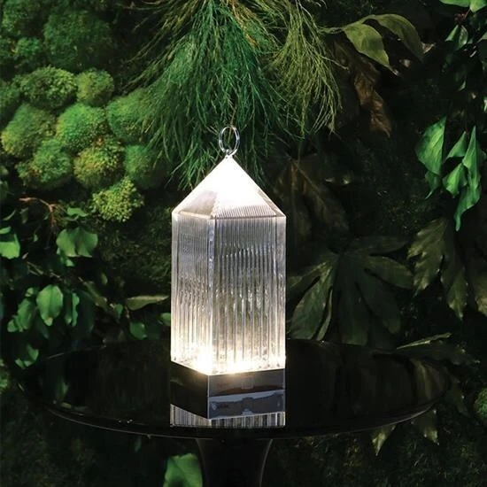 BUFFER® Fener Model USB Şarjlı Dokunmatik 3 Farklı Işık Modlu Masa Üstü Kristal Akrilik Lamba Led ürün görseli 1