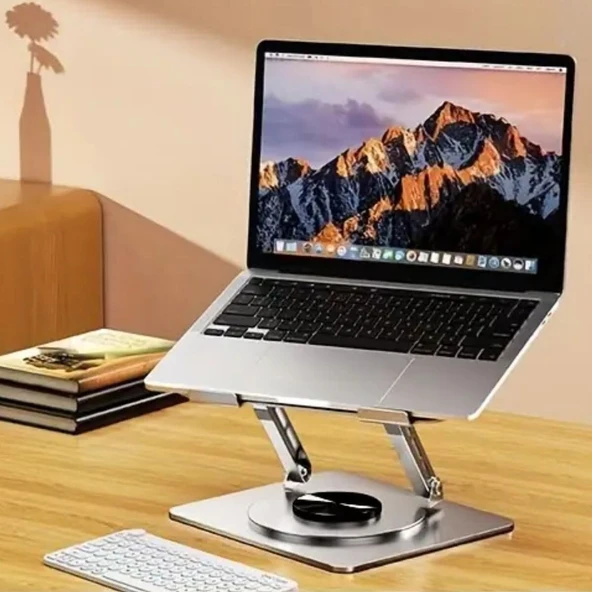 BUFFER® 360 Derece Dönebilen Hava Aldıran Laptop Standı - Resim 3