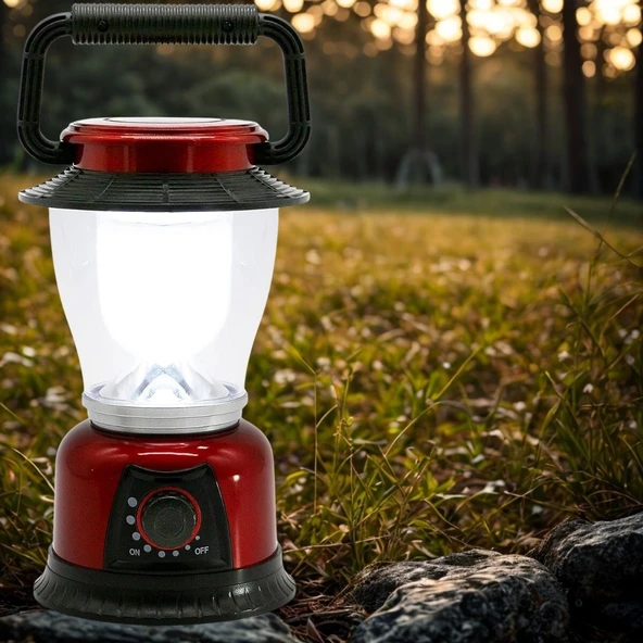 BUFFER®  Ledli Kamp Lambası Pilli Ayarlı LED Işıldak Aydınlatma GSH-6077 ürün görseli 1